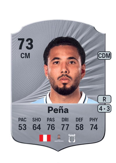 Sergio Peña Rare 73 OVR