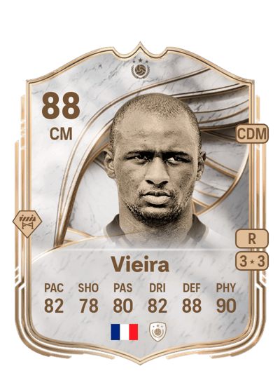 Patrick Vieira Icon 88 OVR
