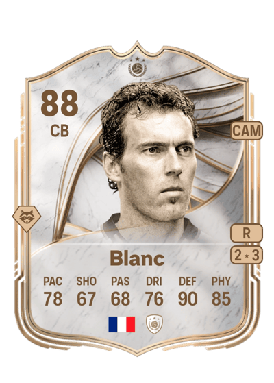 Laurent Blanc Icon 88 OVR