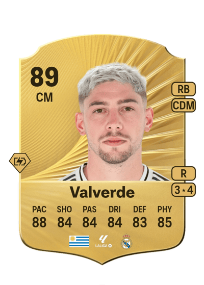 Federico Valverde Rare 89 OVR