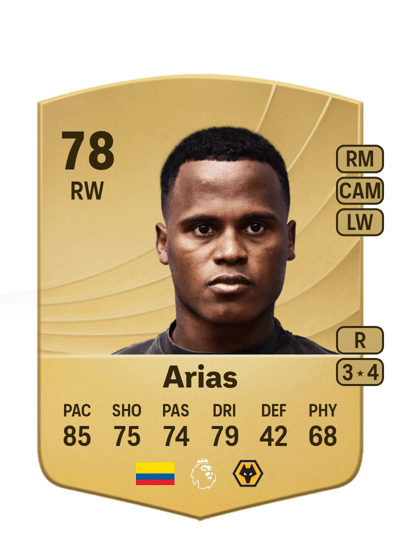 Jhon Arias Common 78 OVR