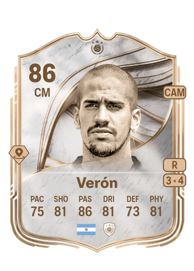 Juan Sebastián Verón Icon 86 OVR