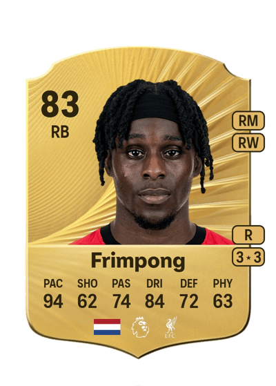 Jeremie Frimpong Rare 83 OVR