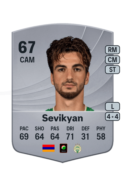 Edgar Sevikyan Common 67 OVR