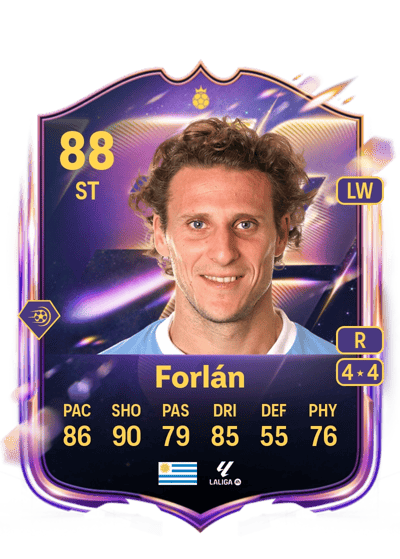 Diego Forlán UT Heroes 88 OVR