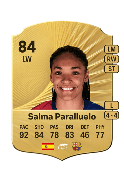 Salma Paralluelo Rare 84 OVR