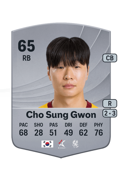 Cho Sung Gwon Common 65 OVR