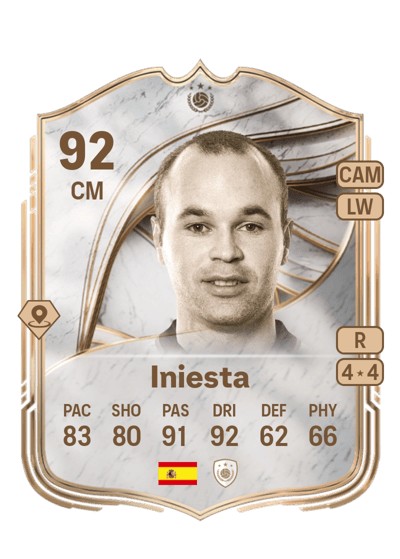 Iniesta Icon 92 OVR