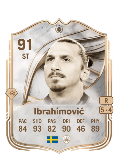Zlatan Ibrahimović Icon 91 OVR