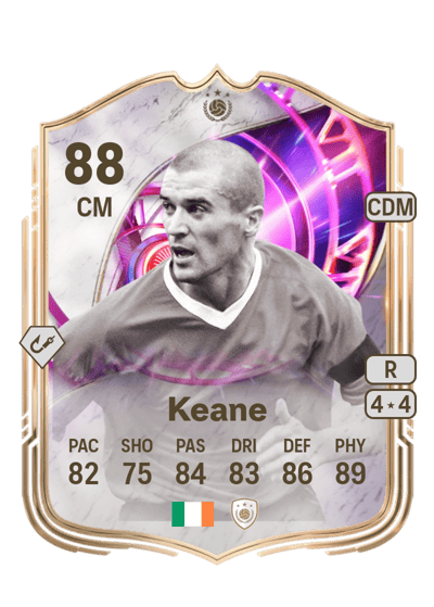 Roy Keane Time Warp Icon 88 OVR