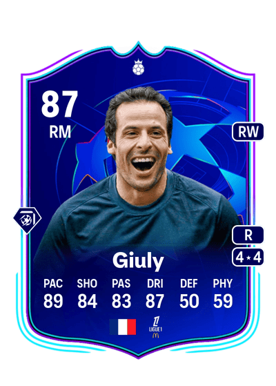Ludovic Giuly UCL Primetime Hero 87 OVR