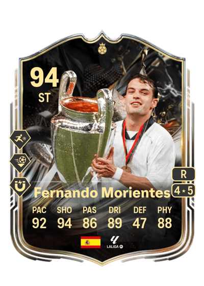 Fernando Morientes Trophy Titans Hero 94 OVR