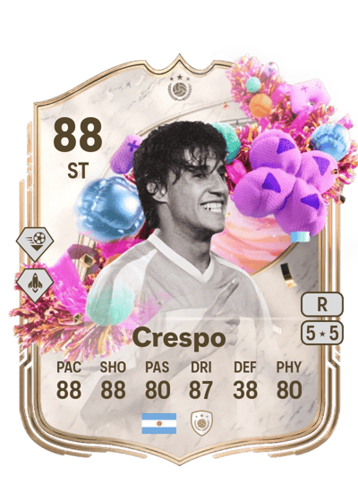 Hernán Crespo FUT Birthday Icon 88 OVR