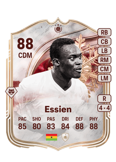 Michaël Essien Winter Wildcards Icon Red 88 OVR