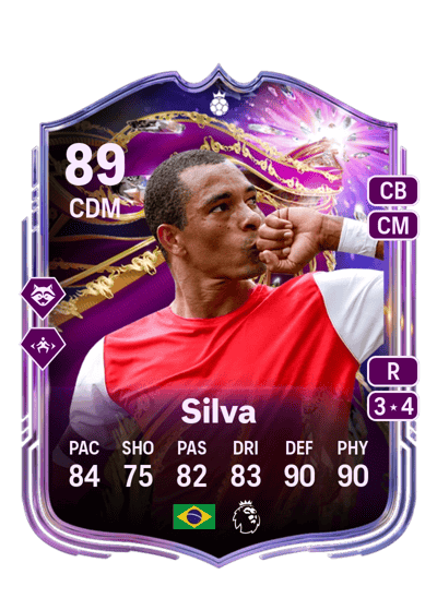 Gilberto Silva Knockout Royalty Hero 89 OVR