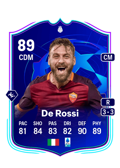 Daniele De Rossi UCL Primetime Hero 89 OVR