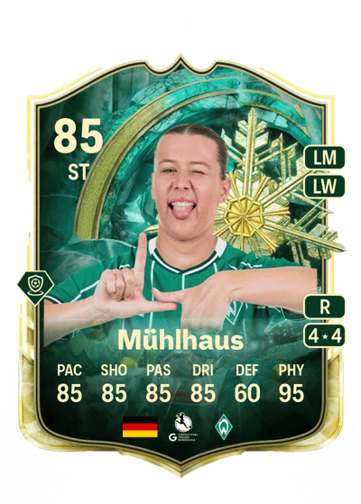 Larissa Mühlhaus Winter Wildcards 85 OVR