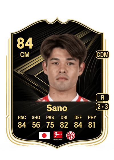 Kaishū Sano Team of the Week 84 OVR