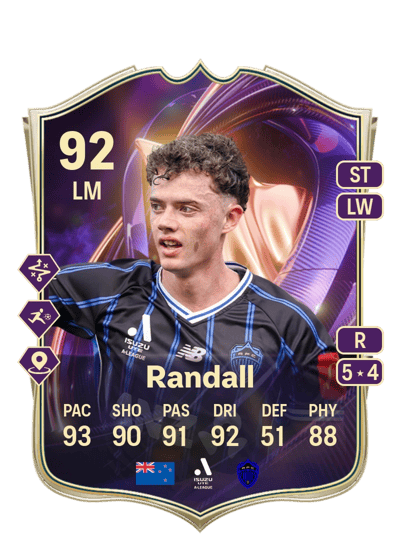 Jesse Randall TOTS Breakthrough 92 OVR