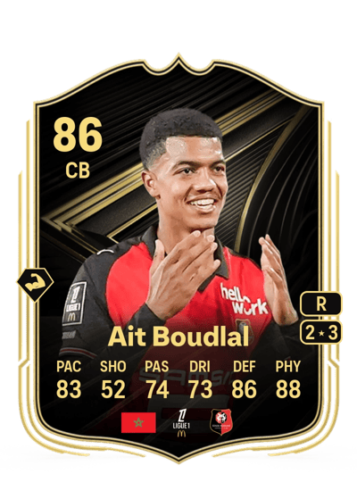 Abdelhamid Ait Boudlal Team of the Week 86 OVR