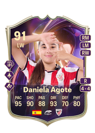 Daniela Agote TOTS Breakthrough 91 OVR