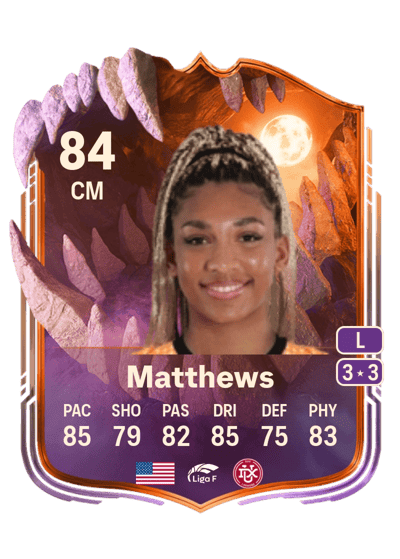 Zoe Matthews Ultimate Scream 84 OVR