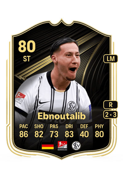 Younes Ebnoutalib Team of the Week 80 OVR