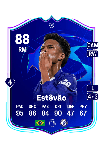 Estêvão UCL Road to the Knockouts 88 OVR