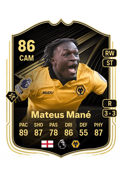 Mateus Mané Team of the Week 86 OVR