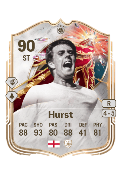 Geoffrey Hurst Knockout Royalty Icon 90 OVR
