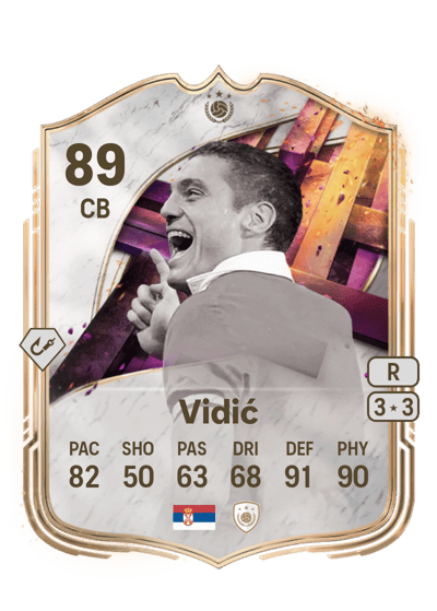 Nemanja Vidić Unbreakables Icon 89 OVR