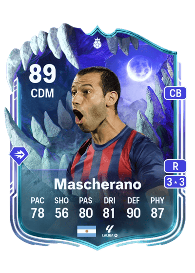 Javier Mascherano Ultimate Scream Hero 89 OVR