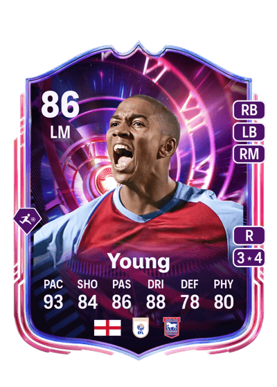 Ashley Young Time Warp 86 OVR