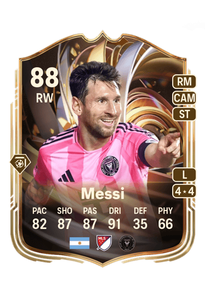 Lionel Messi Ratings Reload 88 OVR