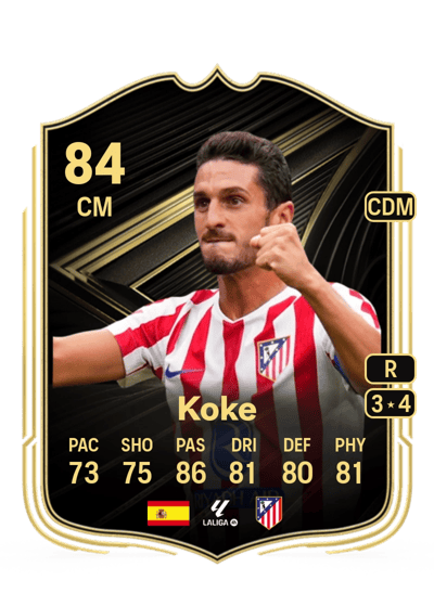 Koke Team of the Week 84 OVR