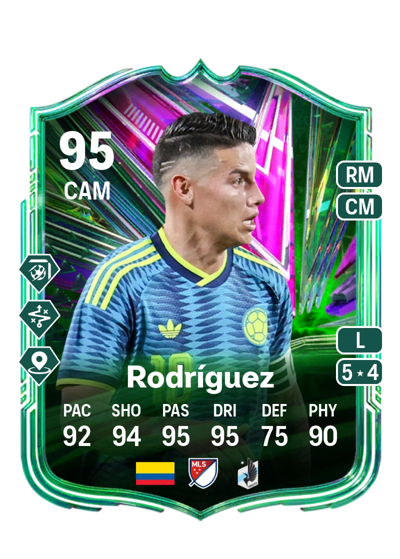 James Rodríguez Festival of Football: Path to Glory 95 OVR