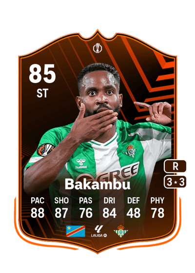 Cédric Bakambu UEL Road to the Knockouts 85 OVR
