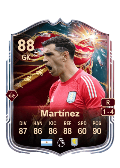 Emiliano Martínez Knockout Royalty 88 OVR