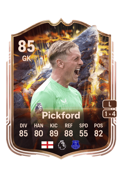 Jordan Pickford Cornerstones 85 OVR