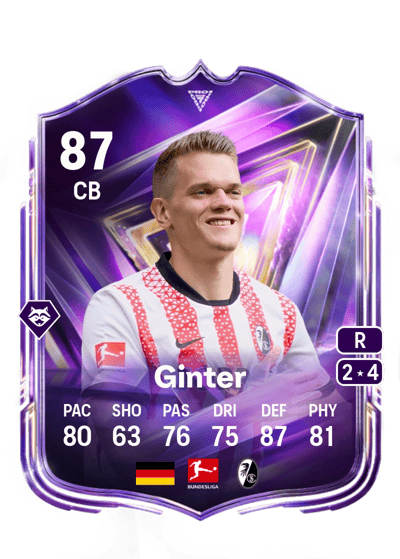 Matthias Ginter FC Pro Live 87 OVR