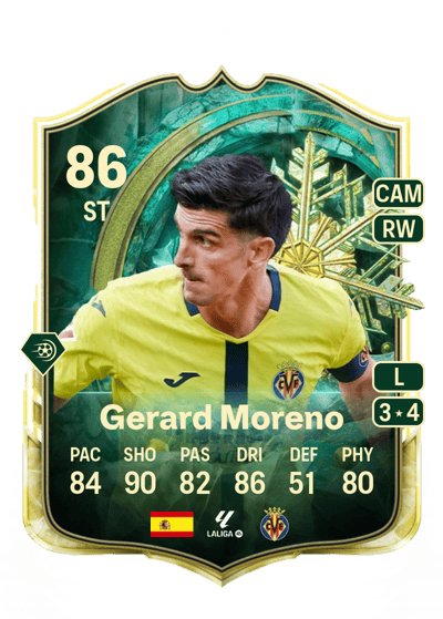 Gerard Moreno Winter Wildcards 86 OVR