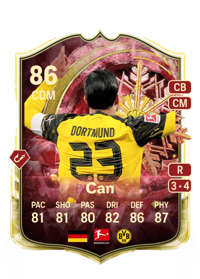 Emre Can Winter Wildcards Red 86 OVR