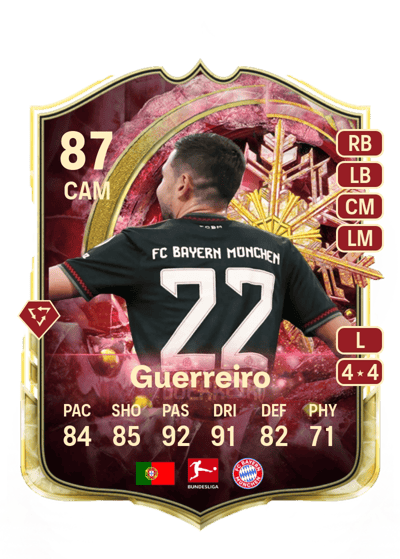 Raphaël Guerreiro Winter Wildcards Red 87 OVR