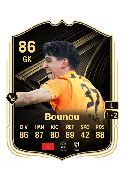 Yassine Bounou Team of the Week 86 OVR