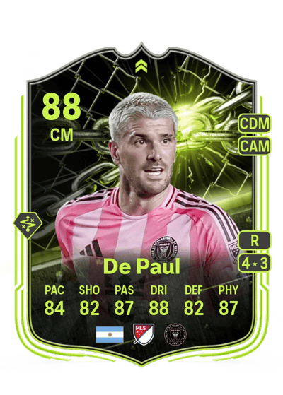 Rodrigo De Paul Showdown Plus 88 OVR