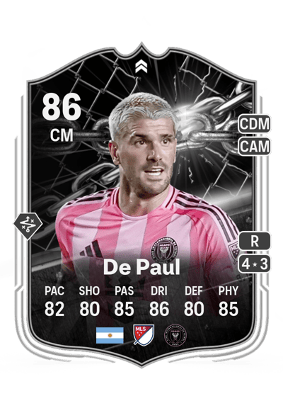 Rodrigo De Paul Showdown 86 OVR