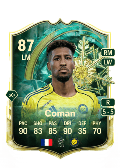 Kingsley Coman Winter Wildcards 87 OVR