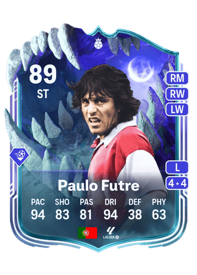 Paulo Futre Ultimate Scream Hero 89 OVR