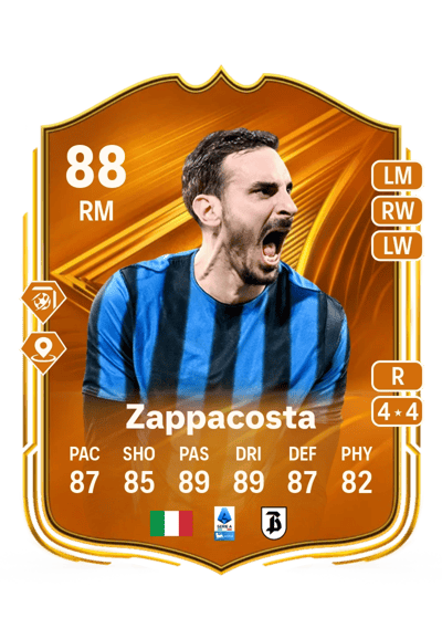 Davide Zappacosta Star Performer 88 OVR