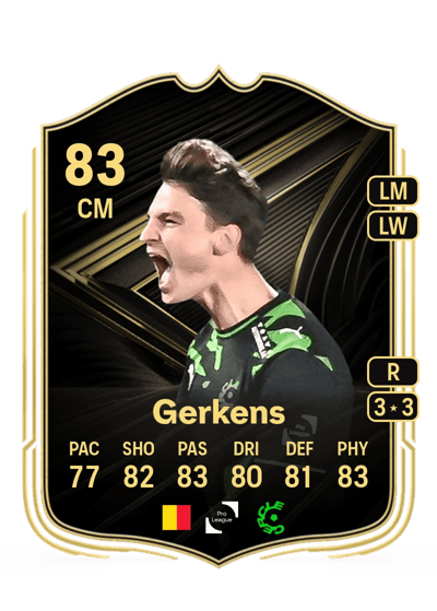 Pieter Gerkens Team of the Week 83 OVR